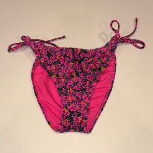 Floral Pink Swim Bottom